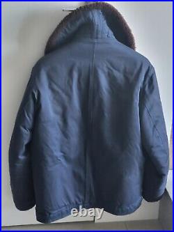 Soviet Union Army Pilot Cold Weather Jacket Fur Sheepskin 48-2, 