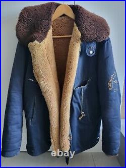 Soviet Union Army Pilot Cold Weather Jacket Fur Sheepskin 48-2, 