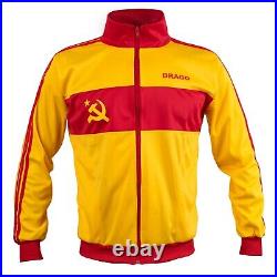 Soviet Union CCCP USSR Ivan Vasilyevich Drago Full Tracksuit Jacket Pants Retro