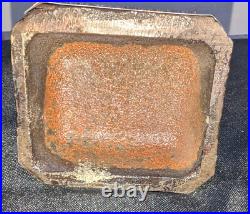 Soviet Union Communist Russia RARE Distinguished Worker Award Iron Statue