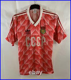 Soviet Union Home Football Shirt 1988/89 Adults Medium Adidas D151