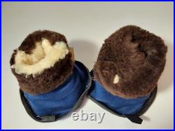 Soviet Union Leather Gloves Military Pilot. USSR Original