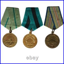 Soviet Union Lot of three Medals