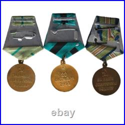 Soviet Union Lot of three Medals