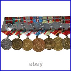 Soviet Union Medal Group Mounted on a Bar