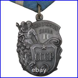Soviet Union Medal of Motherhood + Mother's Glory I & III Class (Set of 3)