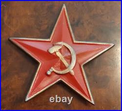 Soviet Union Russia Ww2 Big Red Star Badge Medal Order Army Political Ussr Cccp