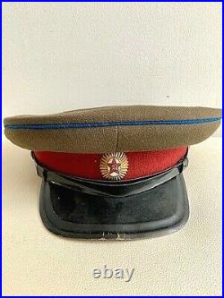 Soviet Union Russian Russia USSR WW2 Model 1935 Officer's Visor Hat Cap & photo