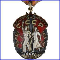 Soviet Union Set of 3 Soviet Orders Red Banner, Labour Glory, Badge of Honour