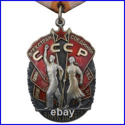 Soviet Union Set of 3 Soviet Orders Red Banner, Labour Glory, Badge of Honour