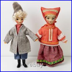 Soviet Union USSR Russian Dolls in Traditional Costumes of the Russian Empire