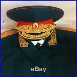 Soviet Union USSR Size XXL Green Major General Parade Military Uniform