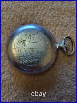 Soviet Union USSR Vintage mechanical pocket watch 1917 18 jewels