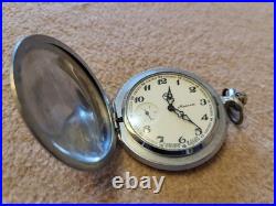 Soviet Union USSR Vintage mechanical pocket watch 1917 18 jewels