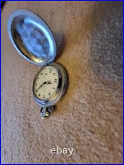 Soviet Union USSR Vintage mechanical pocket watch 1917 18 jewels