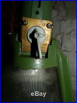 Soviet Union Vintage Industrial Lamp Light RARE USSR factory lamp