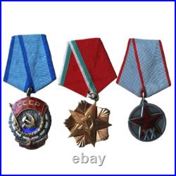 Soviet Union and Bulgaria Lot of three Medals