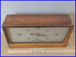 Soviet Union mechanical mantel clock Vesna. USSR Original Vintage. S