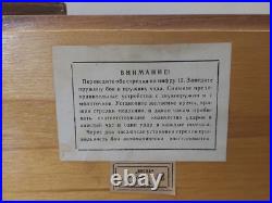 Soviet Union mechanical mantel clock Vesna. USSR Original Vintage. S