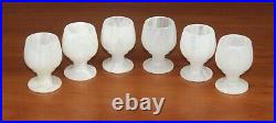 Soviet Vintage Collectible Beautiful Wineglass Shot glasses ONYX stone Exclusive