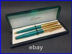 Soviet Vintage Writing SetMalachite Souz Union, Ink Fountain pen Ball Pen USSR