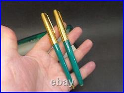 Soviet Vintage Writing SetMalachite Souz Union, Ink Fountain pen Ball Pen USSR