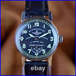 Soviet WristWatch Sturmanskie Vintage Pobeda Mechanical Watch Yuri Gagarin USSR