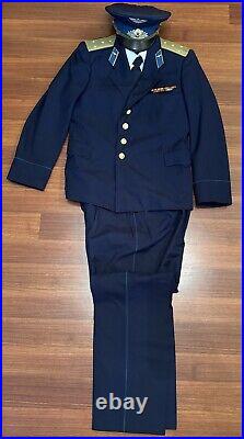 Soviet military Parade Uniform Captain AIR FORCE of Ussr Original Size L/XL