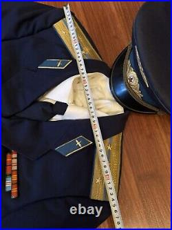 Soviet military Parade Uniform Captain AIR FORCE of Ussr Original Size L/XL