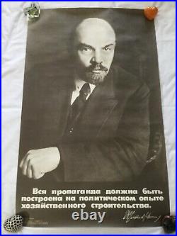 Soviet union propaganda poster 1980