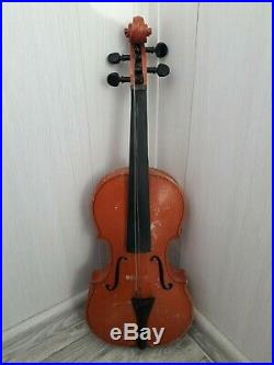 Soviet vintage violin in the original case. USSR Soviet Union Original