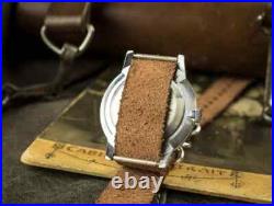 Soviet watch Vintage Pobeda, 1980-ies Aviator, USSR military, mens wrist watch