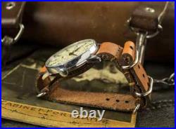 Soviet watch Vintage Pobeda, 1980-ies Aviator, USSR military, mens wrist watch