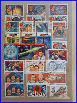 Space Post Stamps Collection USSR Genuine Rare Collection Soviet Union