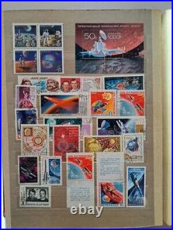 Space Post Stamps Collection USSR Genuine Rare Collection Soviet Union