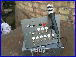 Speaker Control Panel Microphone Intercom Selector Loudspeaker Vinage Army