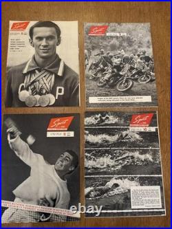 Sport in the USSR Magazines Soviet Union 1965 1966 Cold War Design 17pc