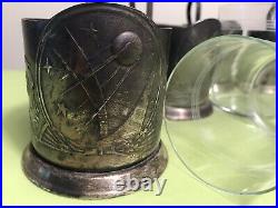 Sputnik Satellite Soviet Union Ussr Space Program Tea Glass Holders & Glasses