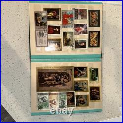 Stamp Collection Soviet Union, 1960 1990s, Featuring Art & Moscow Olympics