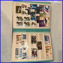 Stamp Collection Soviet Union, 1960 1990s, Featuring Art & Moscow Olympics