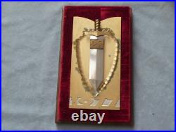 Super rare soviet 60 years anniversary souvenir genuine KGB plaque CCCP 1977