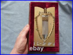 Super rare soviet 60 years anniversary souvenir genuine KGB plaque CCCP 1977