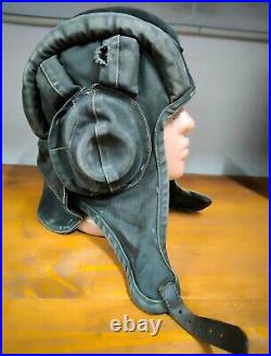 Tanker tankman Tank Cap Helmet Soviet USSR Original Vintage SUMMER three ribs