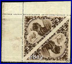Tannu Tuva? Touva Sc. 69 tete-beche, missing between stamps. MNHOG. Rare