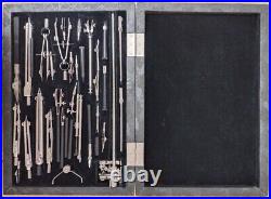 Technical/Geometry/Maths/Drawing Instrument Set math complete set antique. Boxed