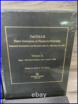 The USSR First Congress of People's Congress, Vol. 1-4 RARE