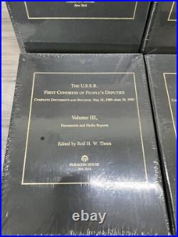 The USSR First Congress of People's Congress, Vol. 1-4 RARE