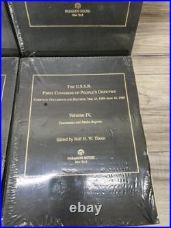 The USSR First Congress of People's Congress, Vol. 1-4 RARE