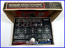 Toy USSR game Constructor electronic Soviet vintage Russian retro original lot