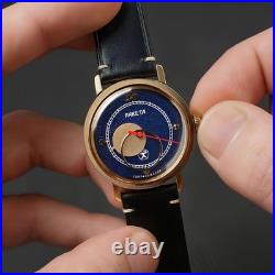 UNWORN! Blue Raketa Kopernik (Copernicus) 1980s Personalized (Engraving) Watch